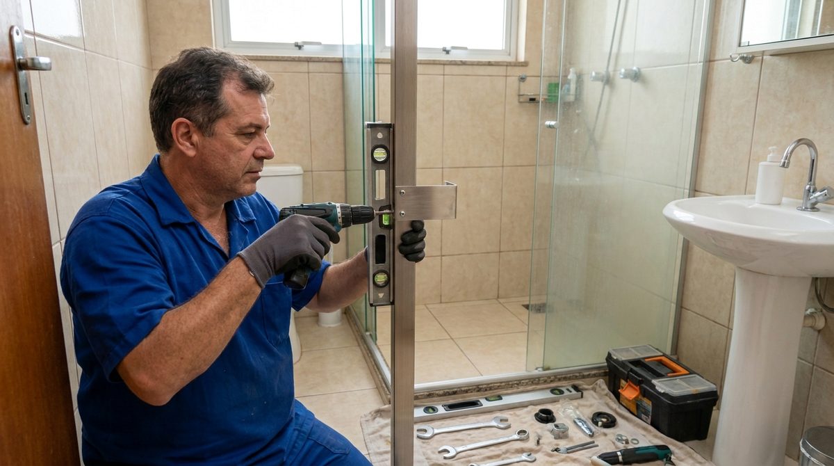 Conserto de ferragem de box em Cuiabá‑MT